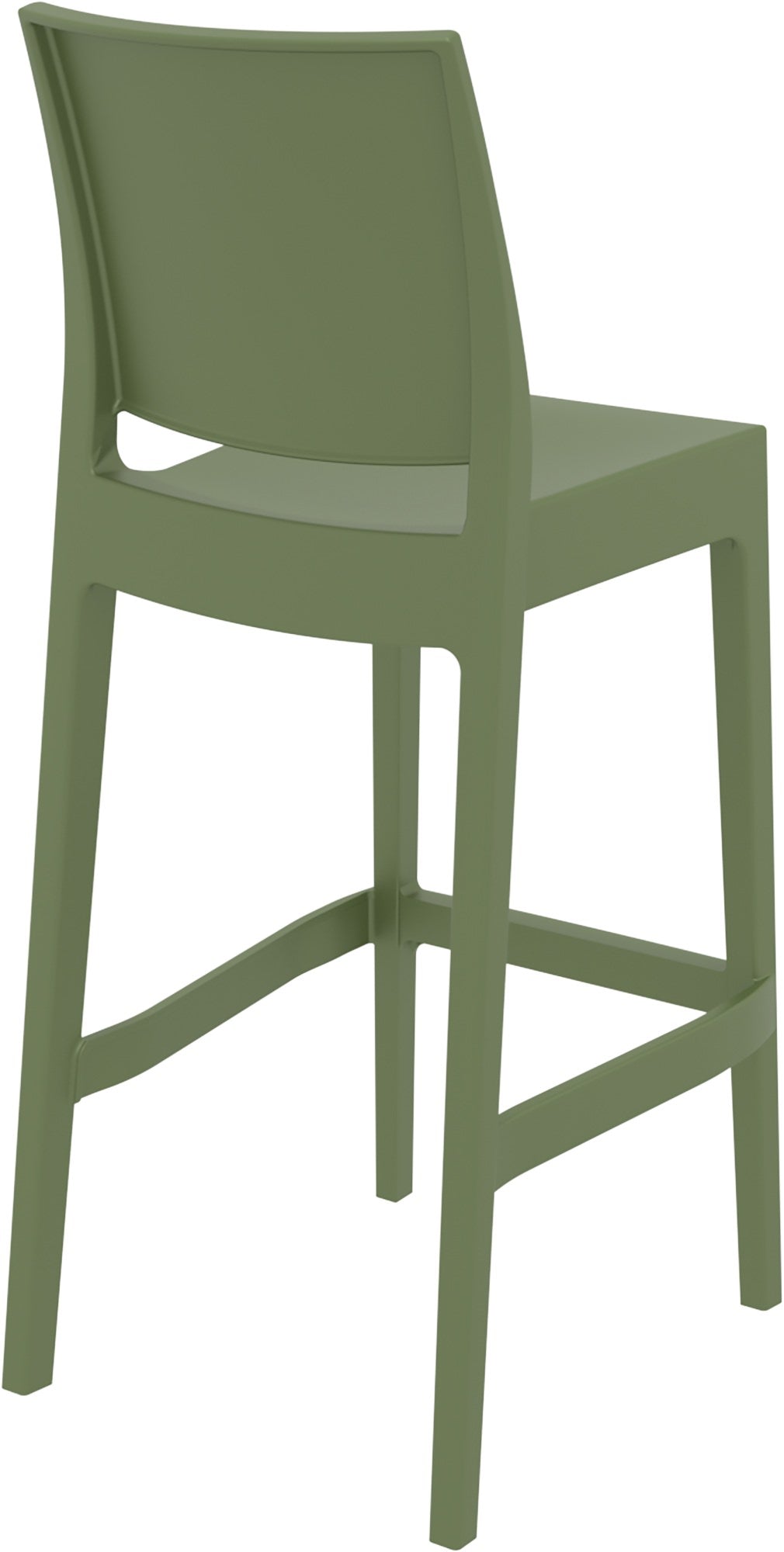 Set van 2 barkrukken Maya olijf oliv