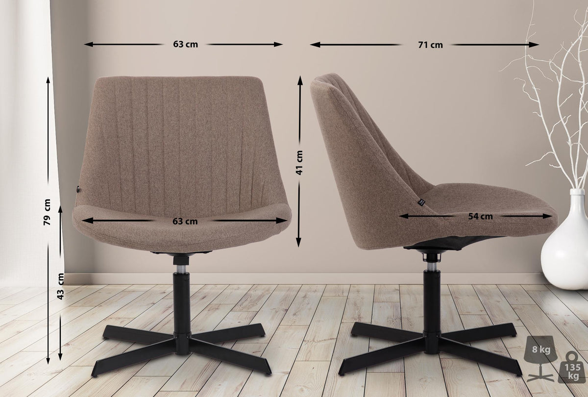 Lounger Granby taupe taupe