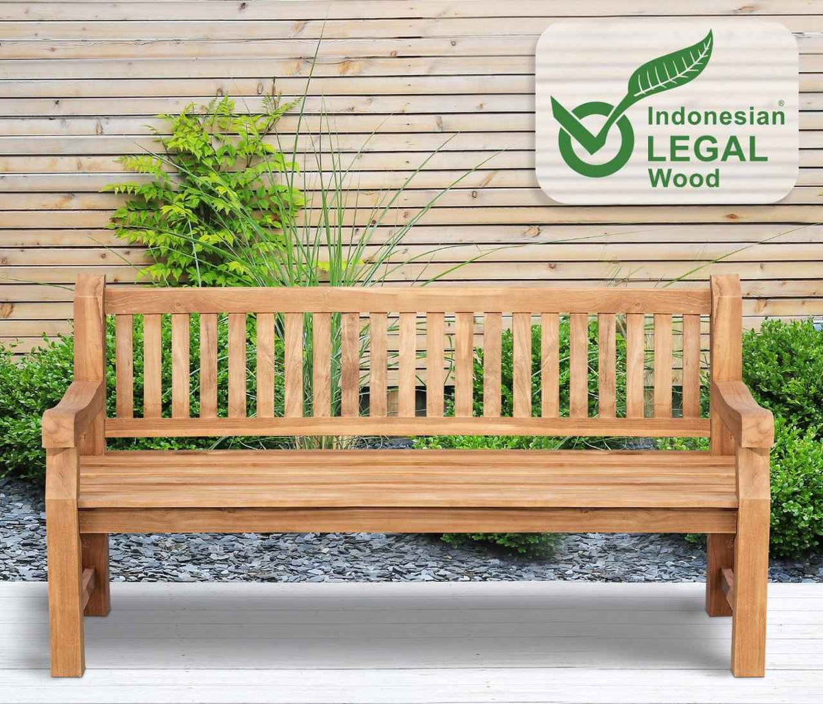 Teakbank Jackson V2 teak,180 cm teak