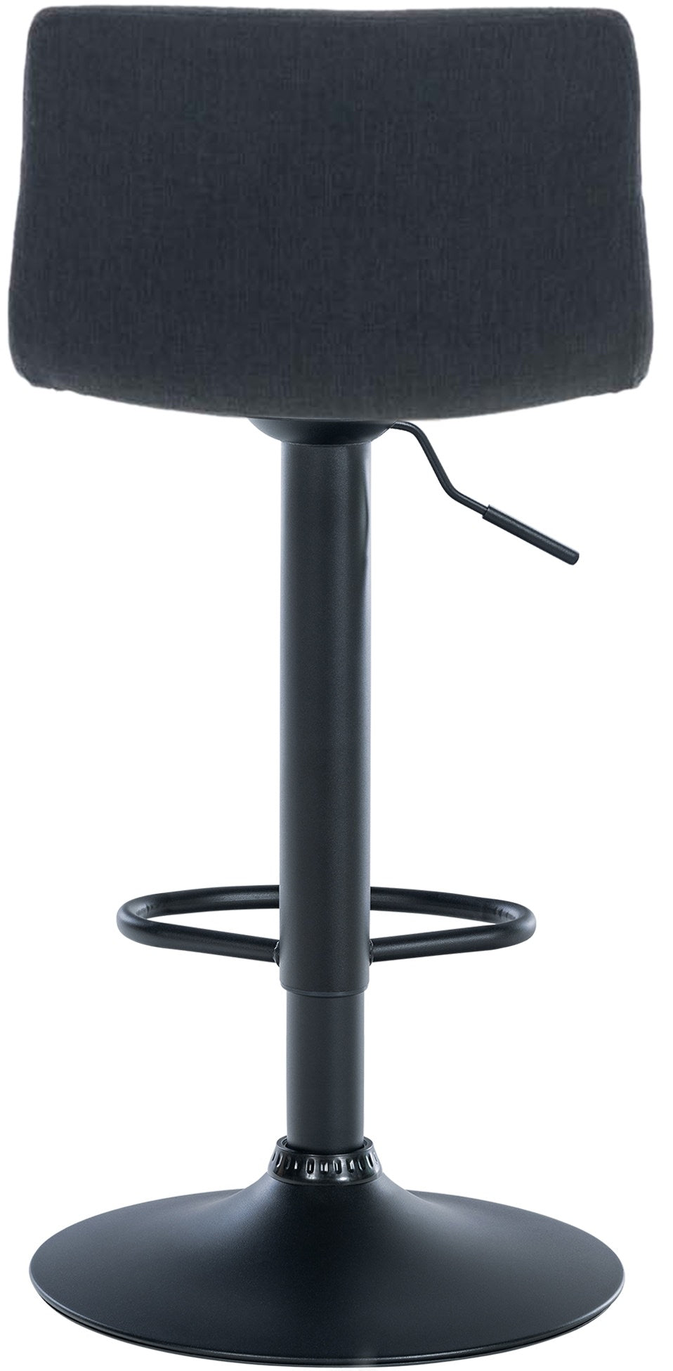 Barkruk Hover Stof zwart,Metaal mat zwart schwarz