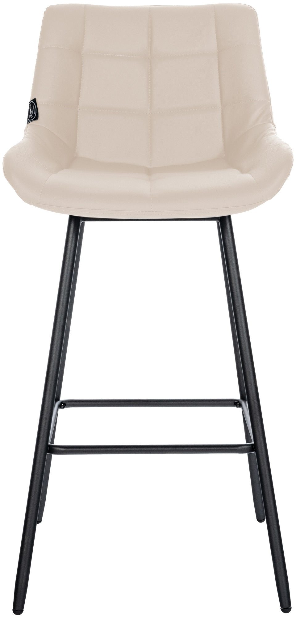 Barkruk Weston creme,Kunstleer creme