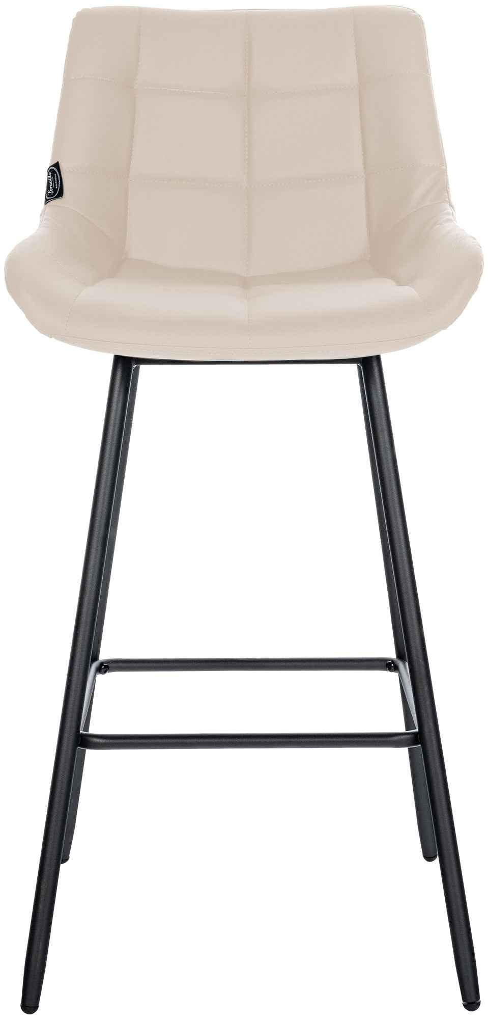 Barkruk Weston creme,Kunstleer creme