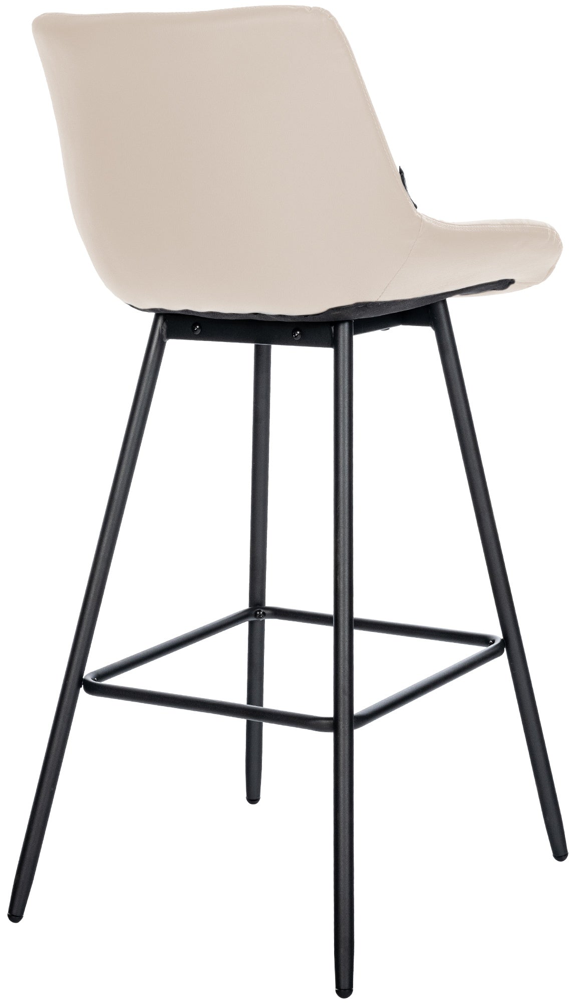 Barkruk Weston creme,Kunstleer creme