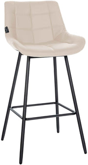 Barkruk Weston creme,Kunstleer creme