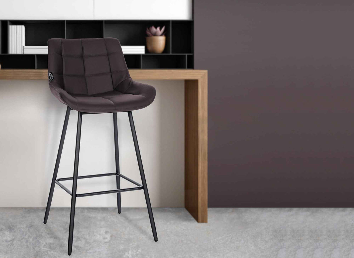 Barkruk Weston bruin,Kunstleer braun