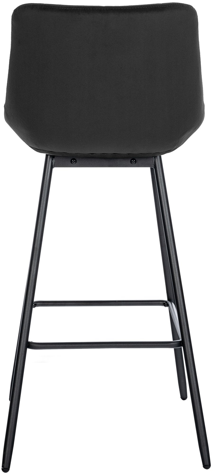 Barkruk Weston zwart,Fluweel schwarz