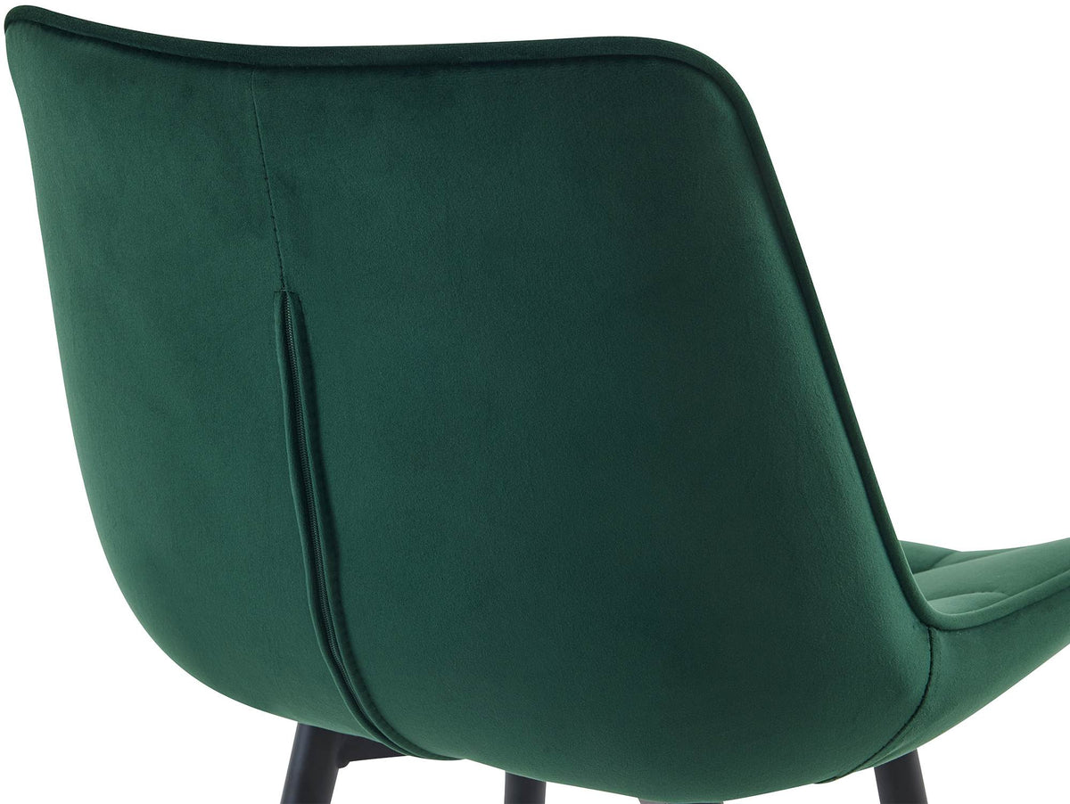 Barkruk Dartford groen,Fluweel grün