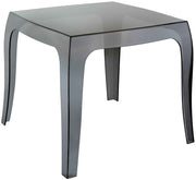 Bijzettafel Queen 50 x 50 cm zwart schwarz
