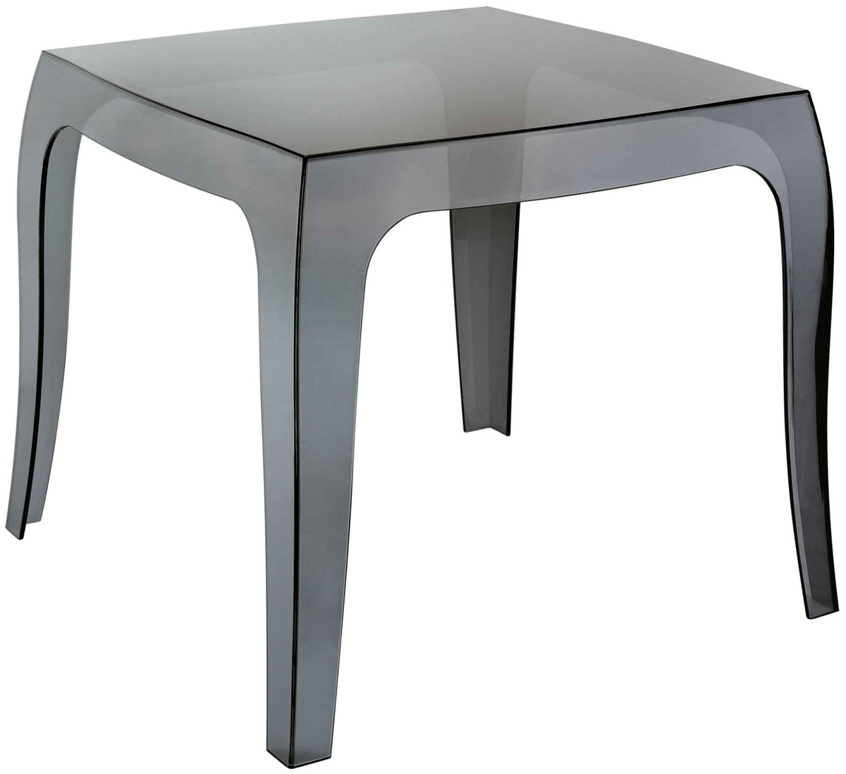 Bijzettafel Queen 50 x 50 cm zwart schwarz
