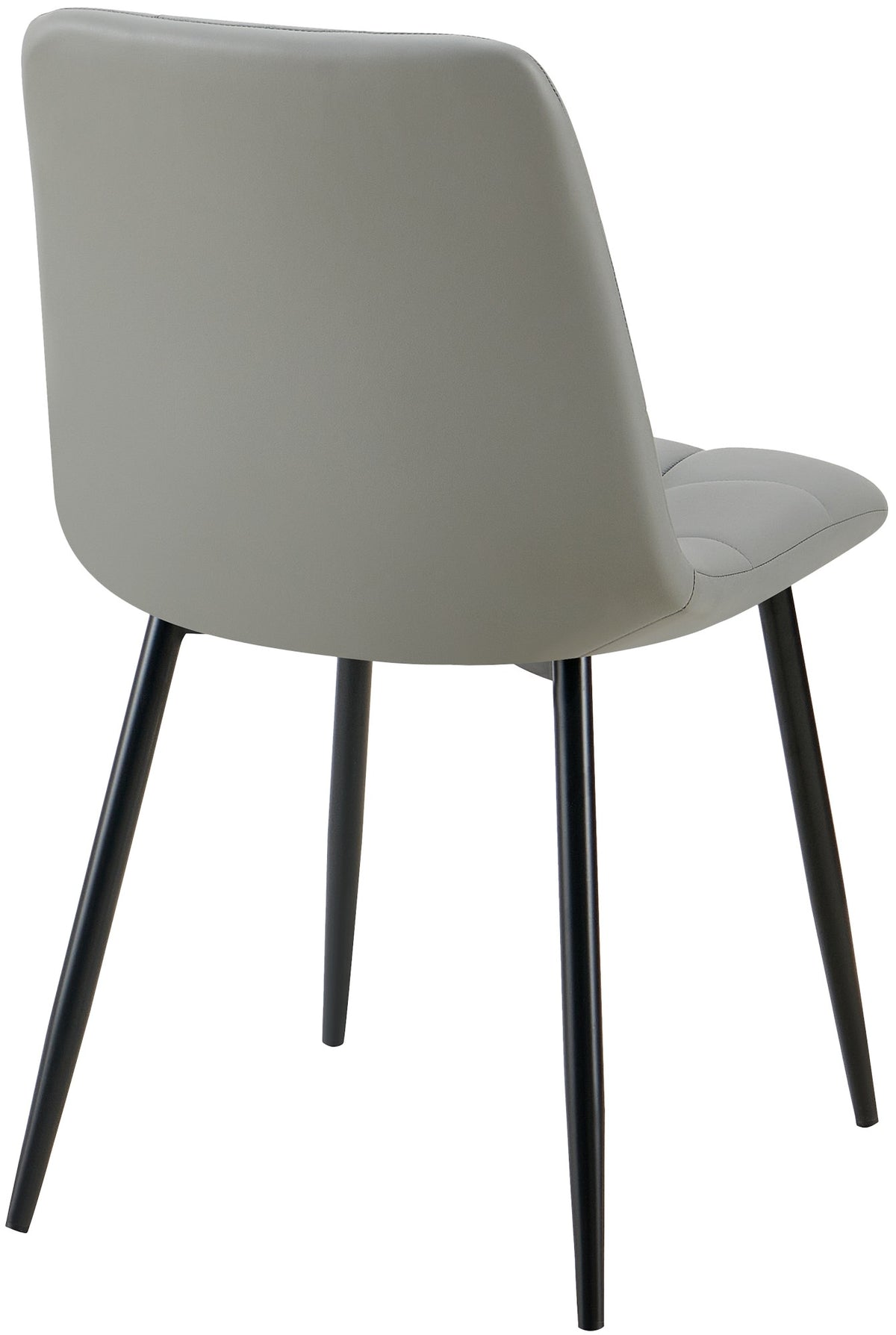 Set van 4 eetkamerstoelen Antibes kunstleer licht grijs hellgrau