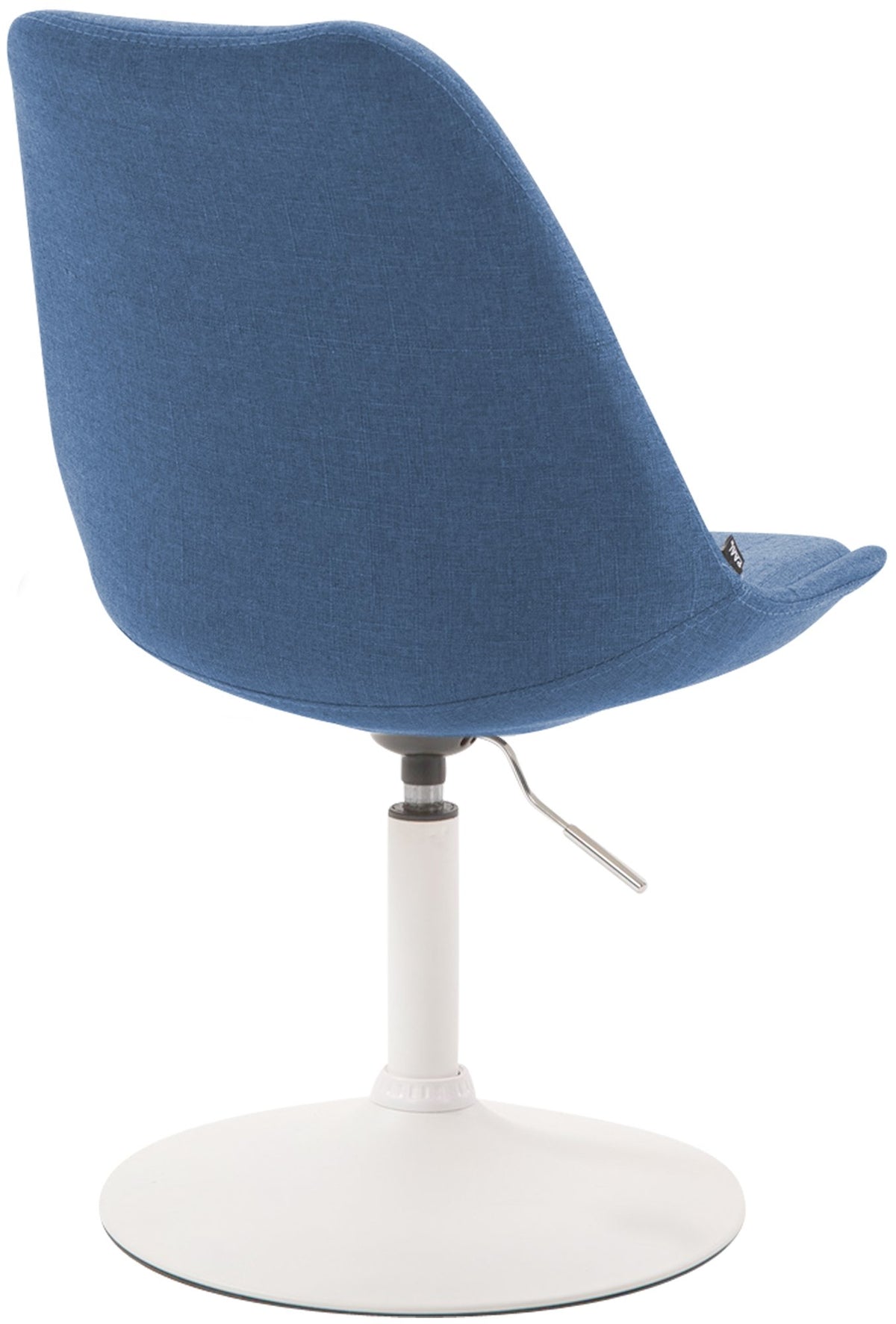 Eetkamerstoel Maverick stof blauw,wit blau