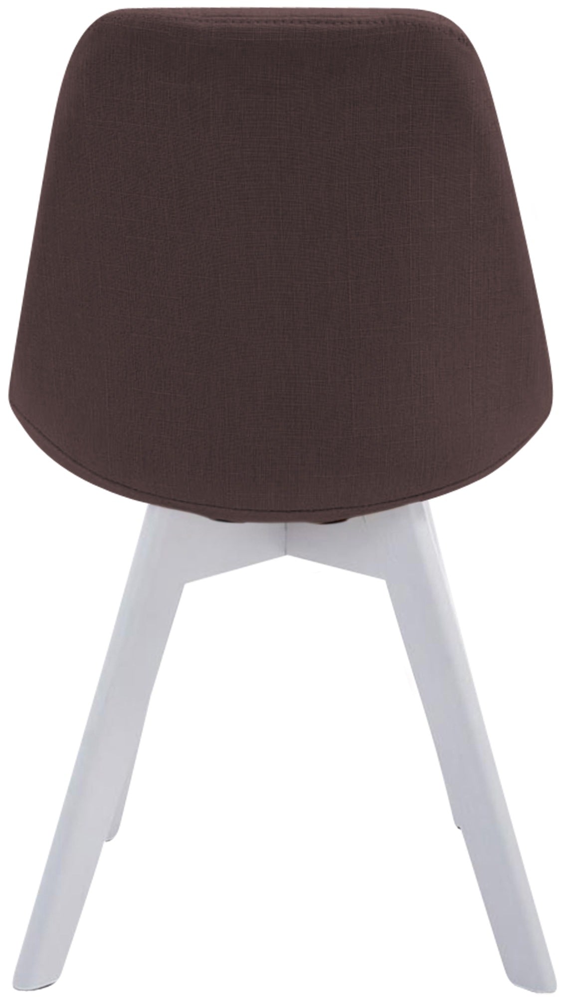 Bezoekersstoel Borneo V2 Stof bruin,wit braun