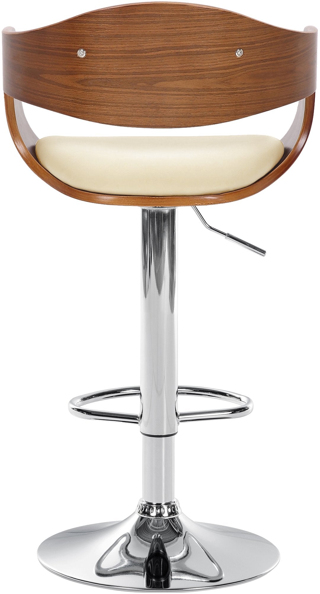 Barkruk Kingston Kunstleer walnoot/creme walnuss/creme