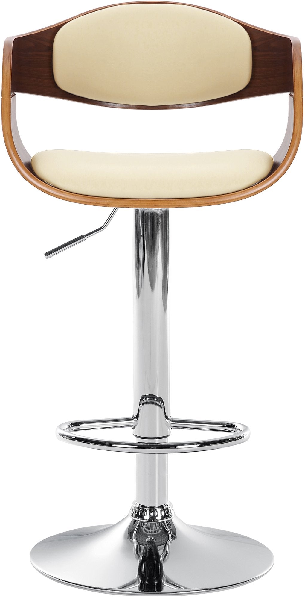 Barkruk Kingston Kunstleer walnoot/creme walnuss/creme