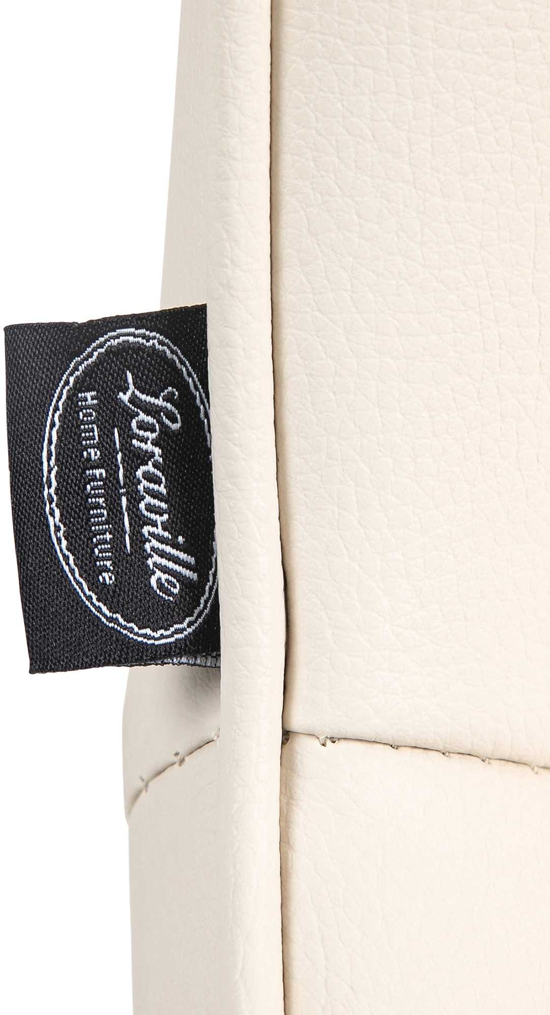 Barkruk Vonore kunstleer creme,zwart creme