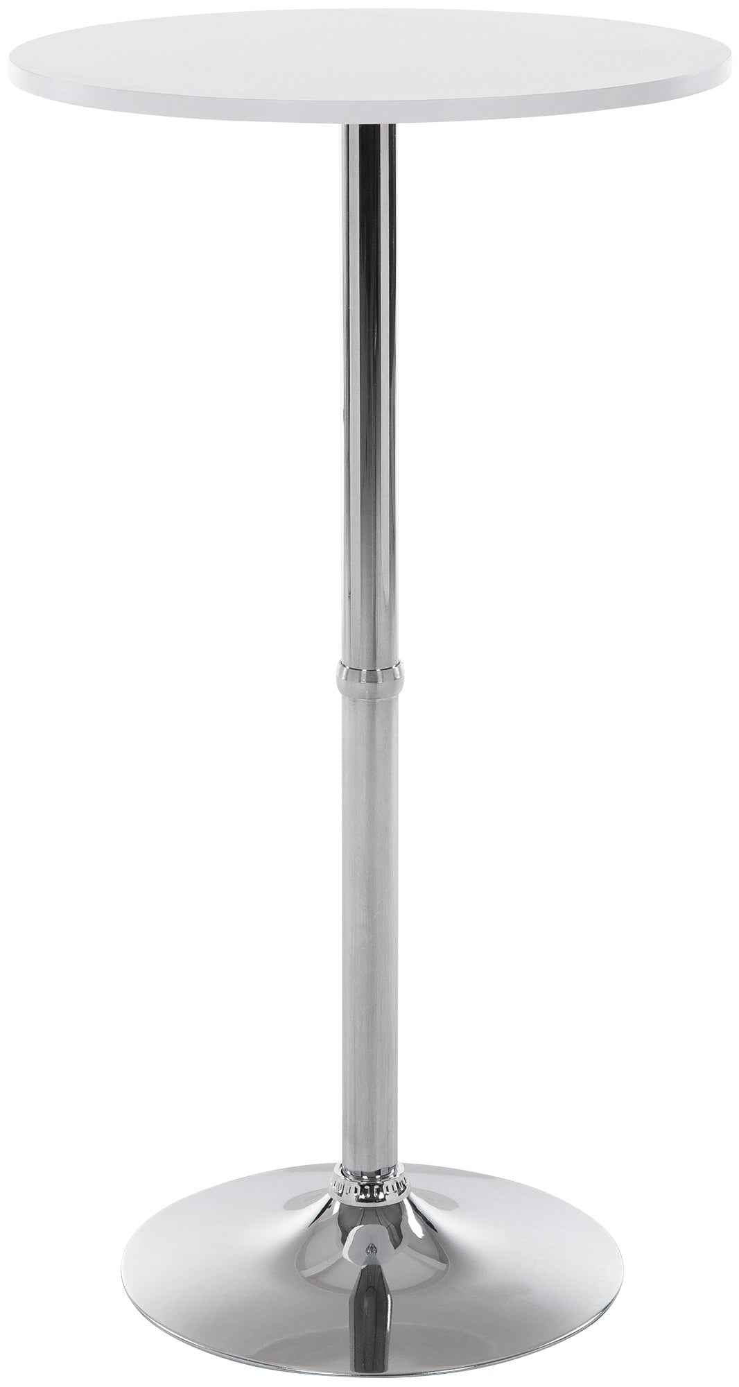 Statafel rond wit weiß