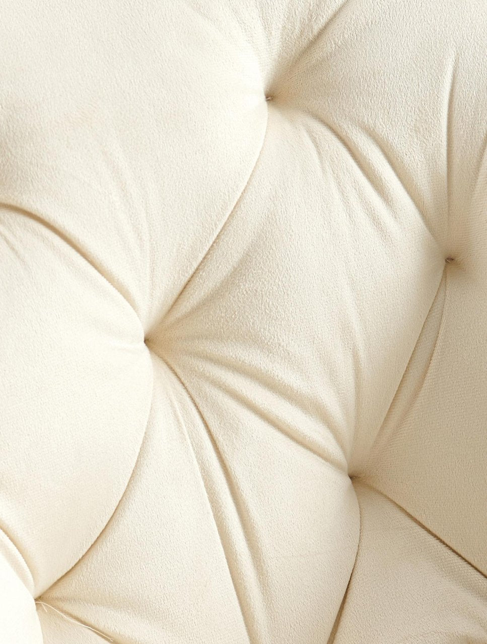 Eetkamerstoel Antigo fluweel creme creme