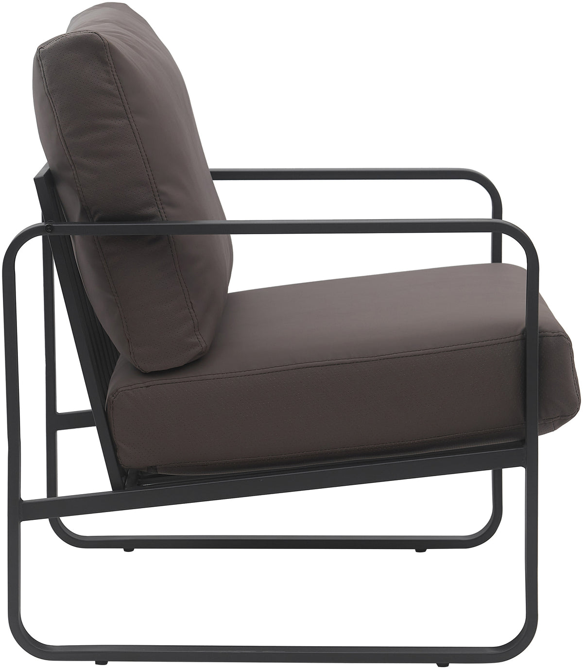 Fauteuil Manea bruin,Kunstleer braun