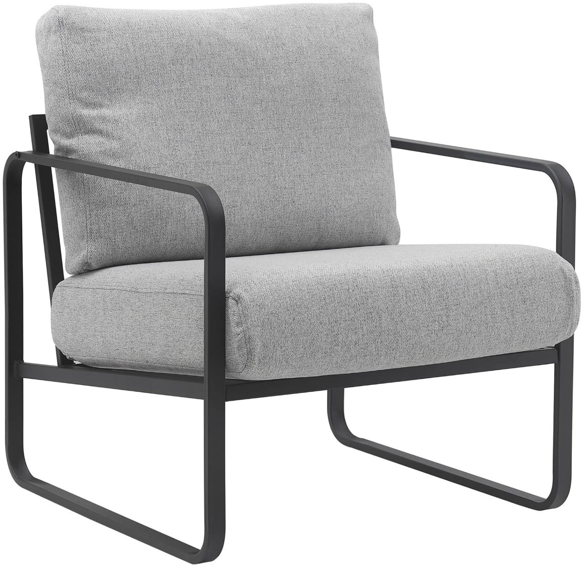 Fauteuil Manea licht grijs,Stof hellgrau