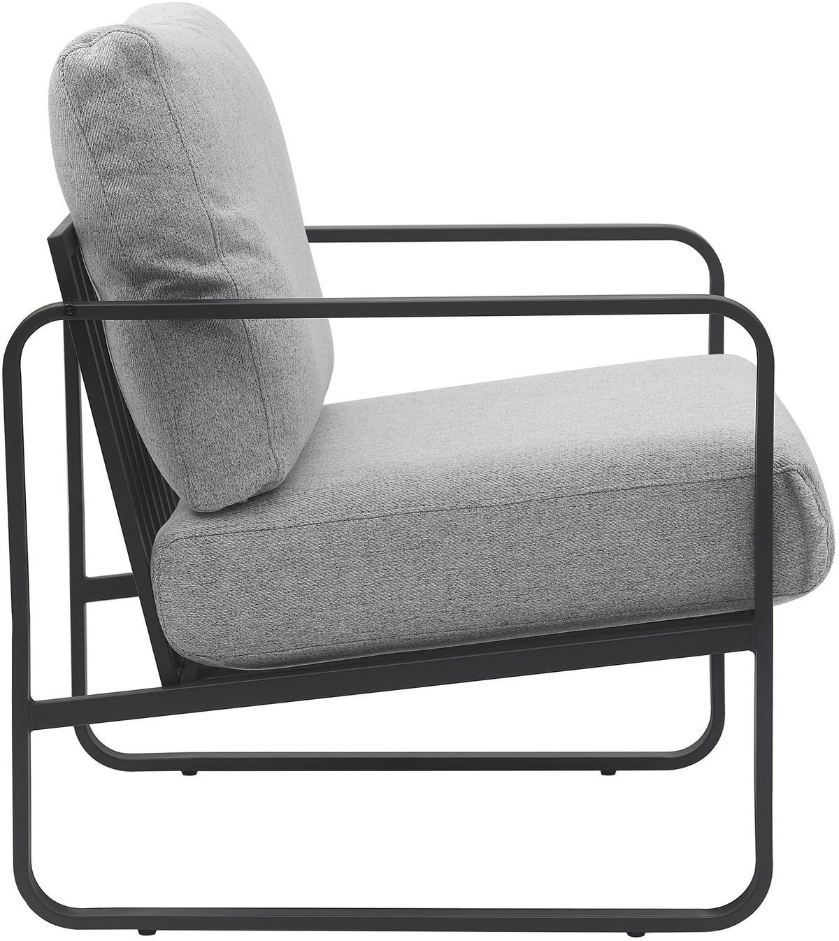 Fauteuil Manea licht grijs,Stof hellgrau