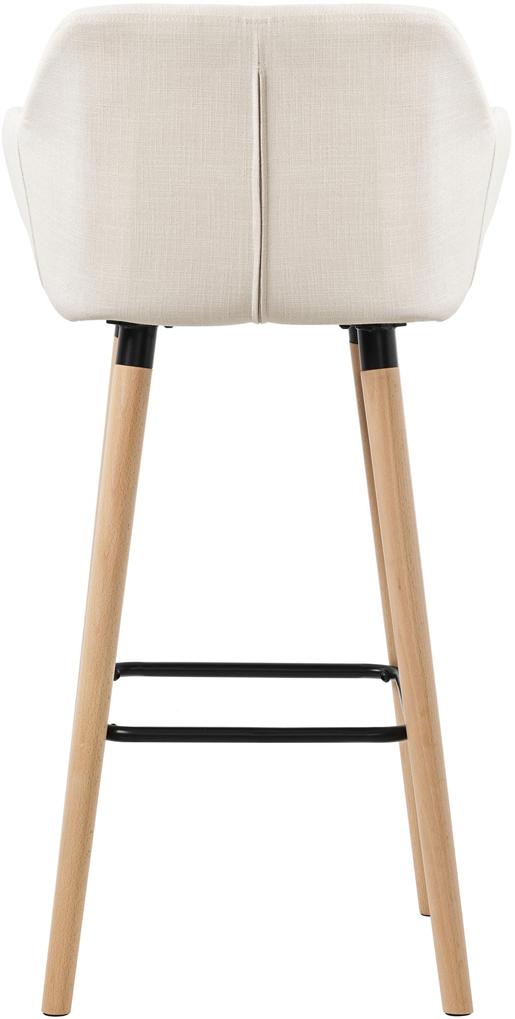 Set van 2 Barkrukken Grant stof beige beige