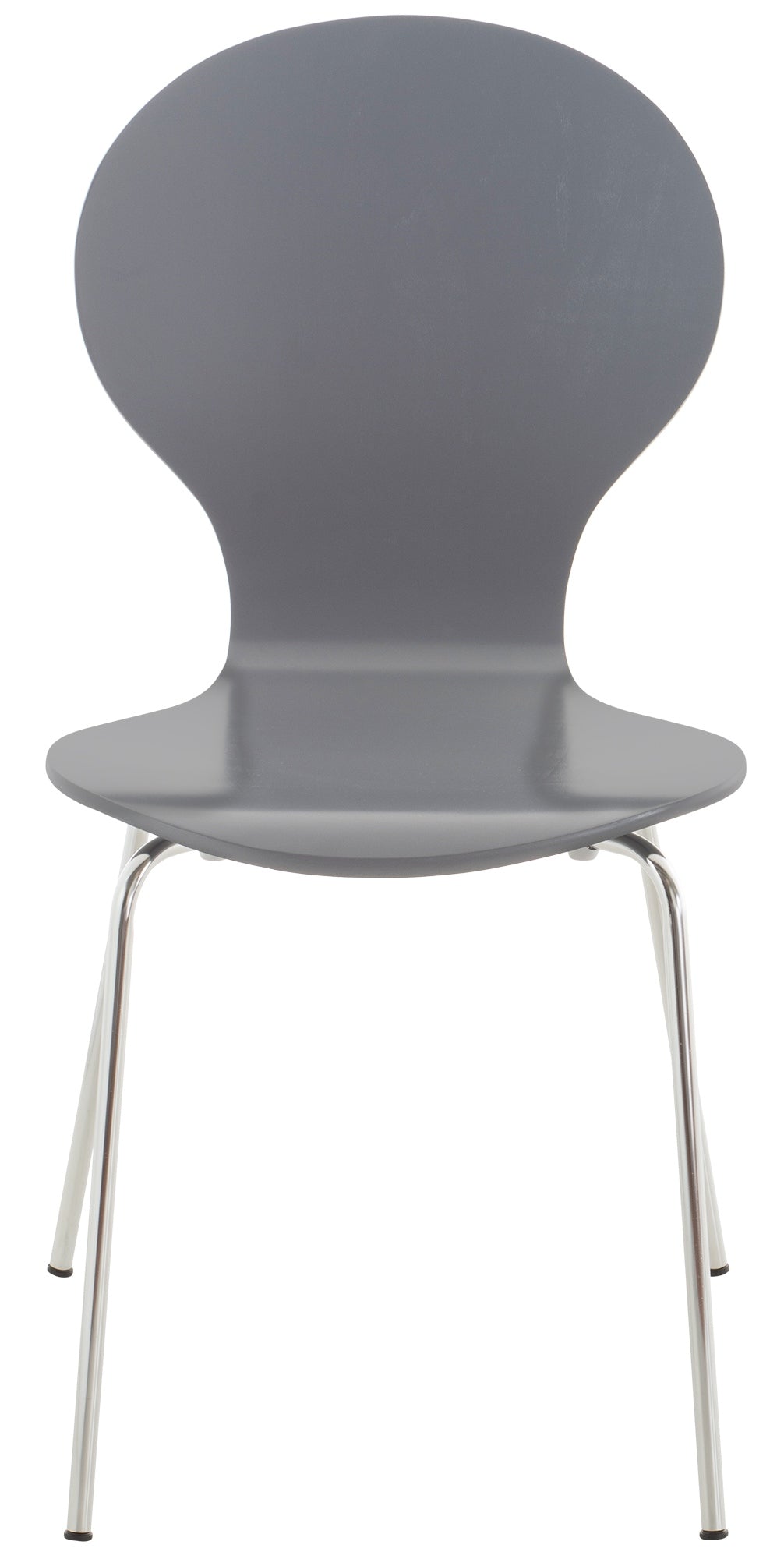 Set van 2 stapelstoelen Diego grijs grau