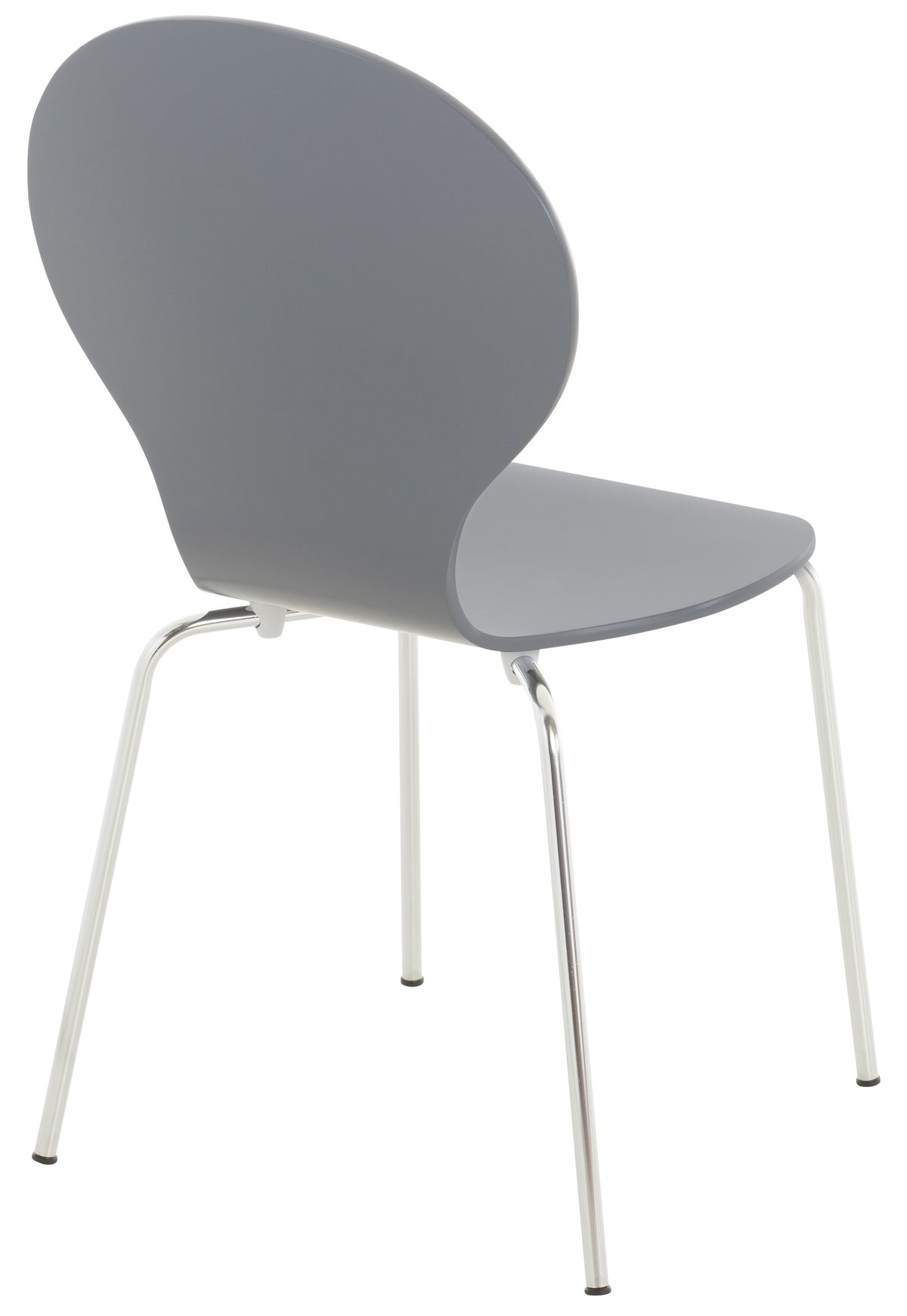Set van 2 stapelstoelen Diego grijs grau
