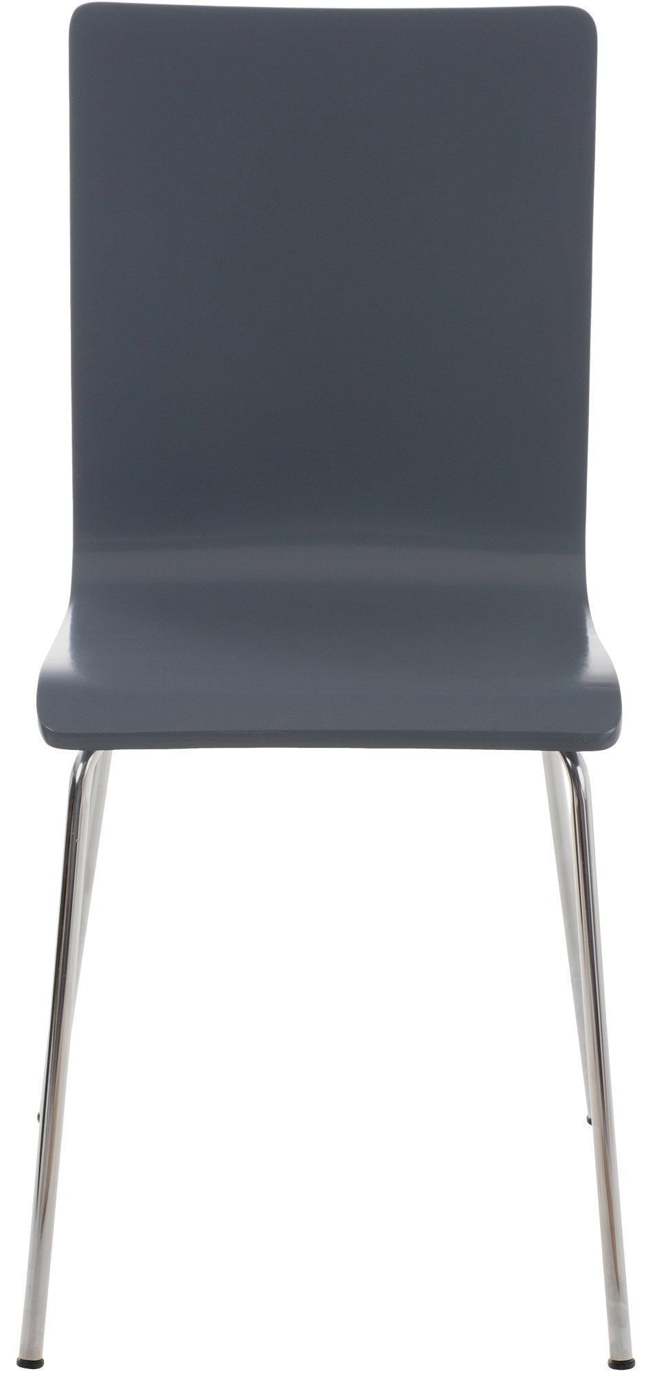 Set van 4 Pepe bezoekersstoelen grijs grau
