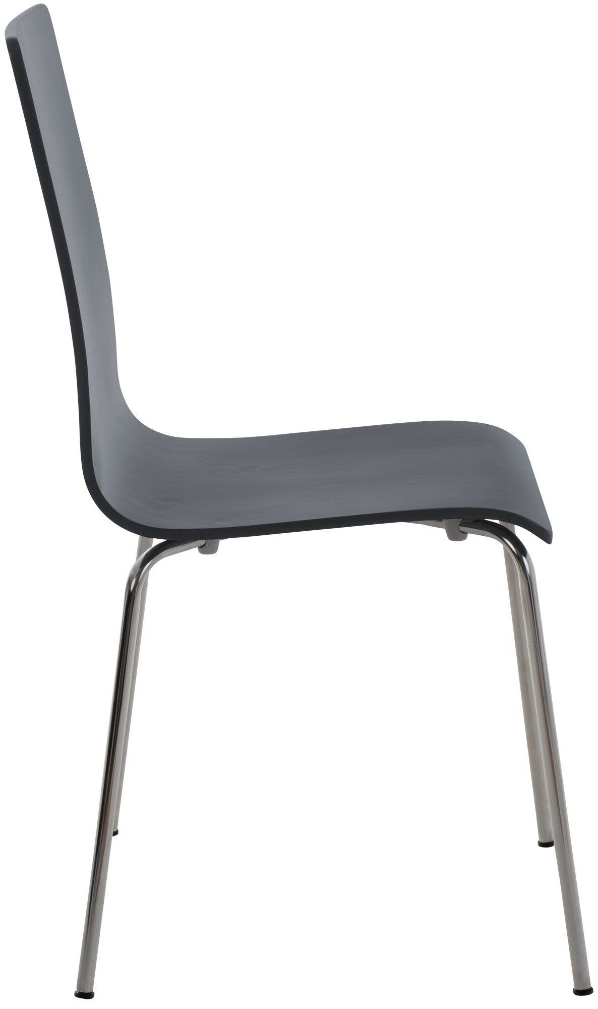 Set van 4 Pepe bezoekersstoelen grijs grau