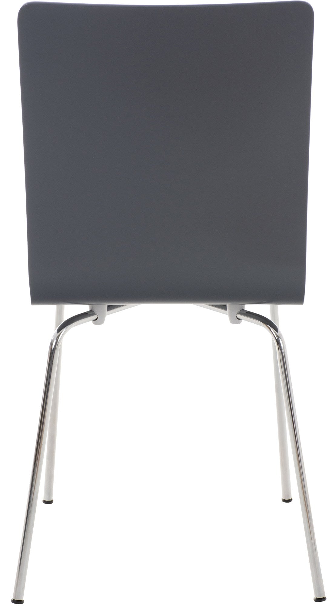 Set van 4 Pepe bezoekersstoelen grijs grau