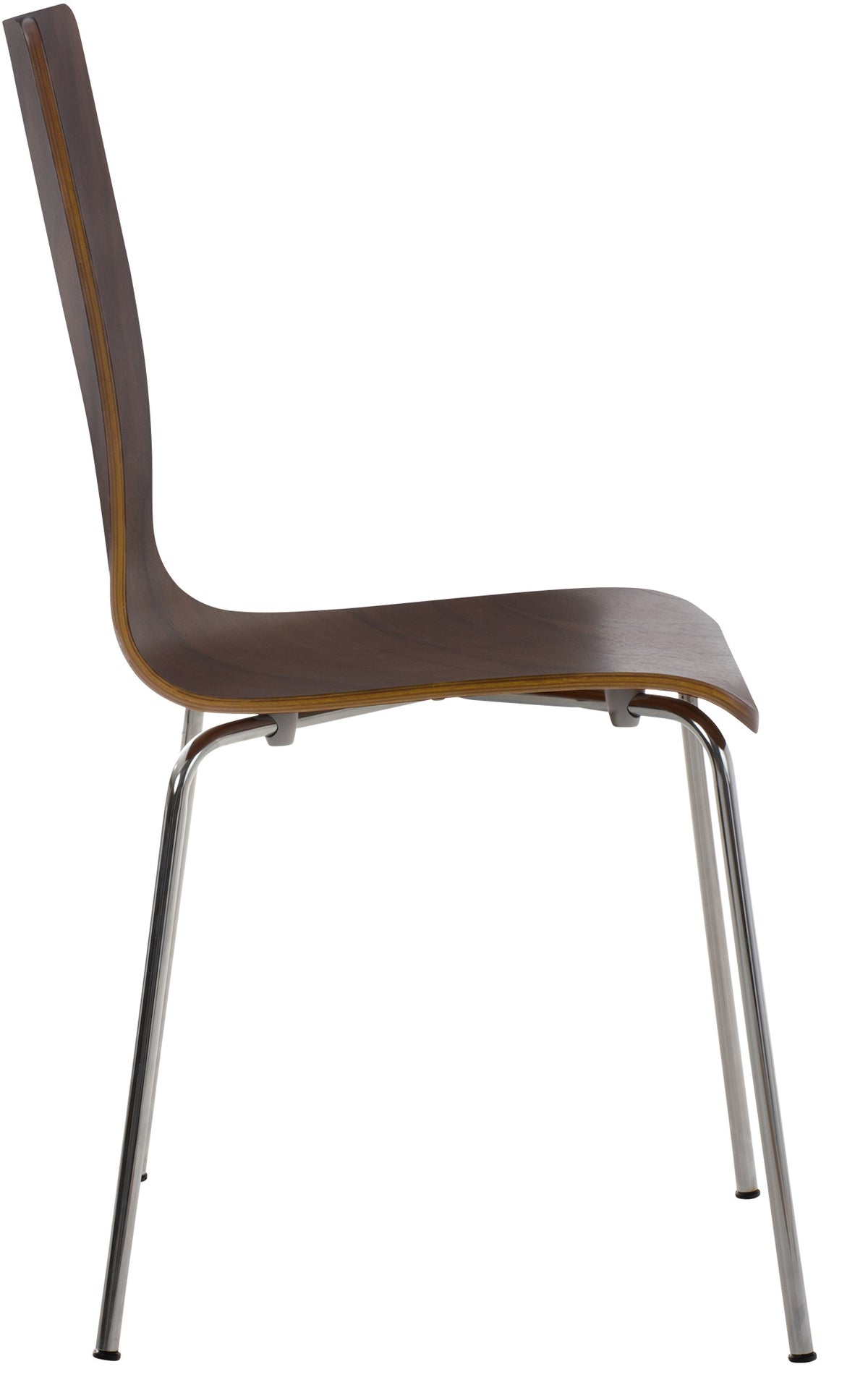 Set van 4 Pepe bezoekersstoelen walnoot walnuss