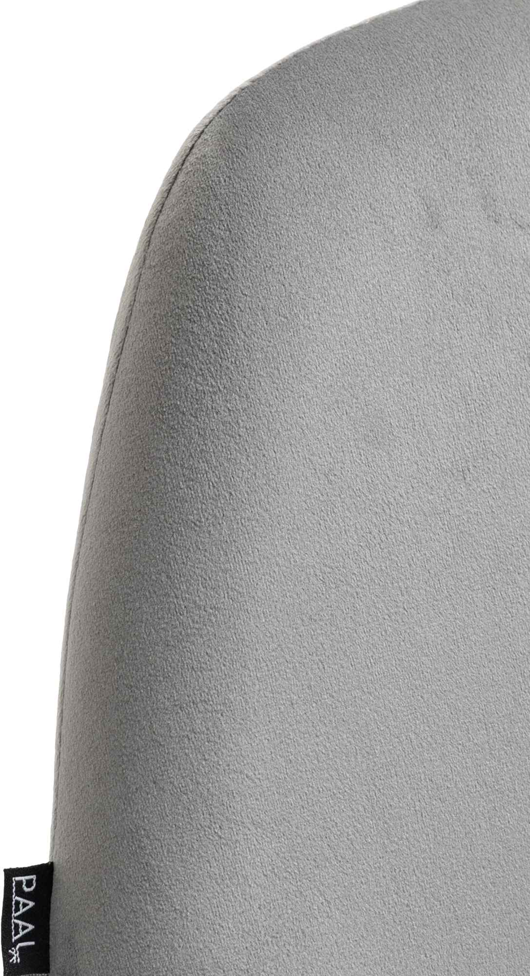 Set van 2 barkrukken Braga goud fluweel grijs grau
