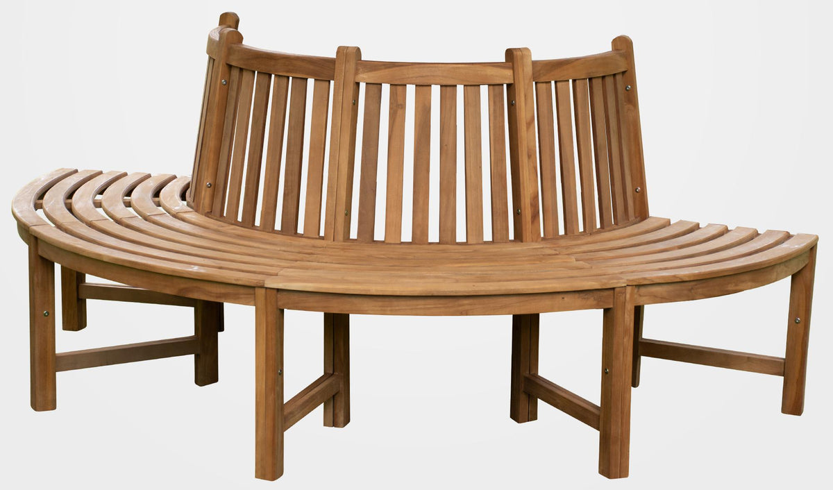 180° Boombank Male met rugleuning bruin braun