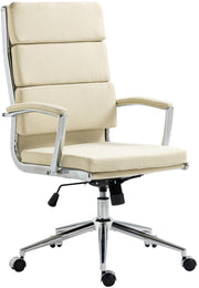 Bureaustoel Cleveland Stof,creme creme