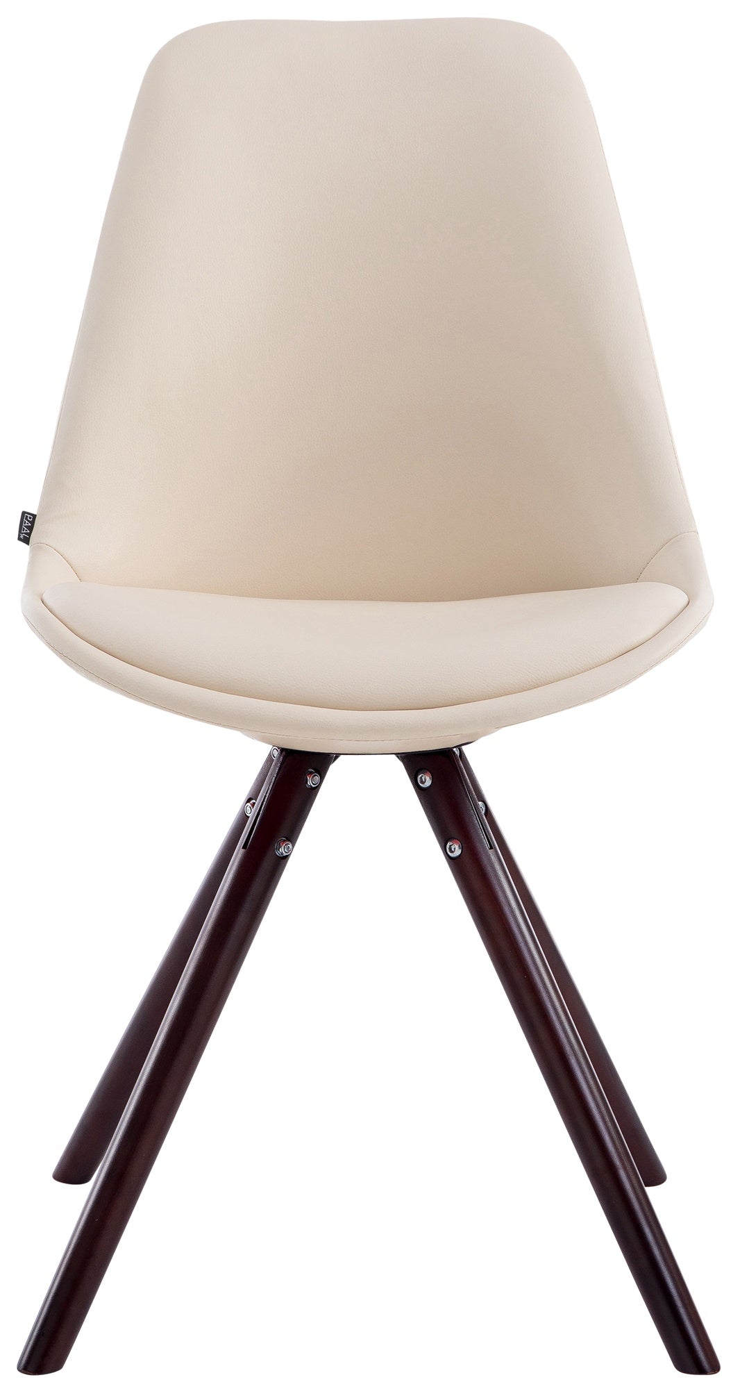 Eetkamerstoel Laval Rond cappuccino,creme creme