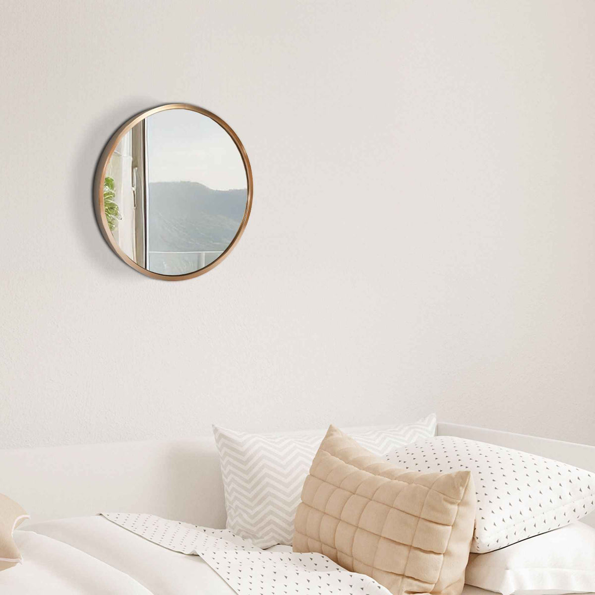 Wandspiegel Elsie S gold matt
