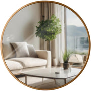 Wandspiegel Elsie M gold matt