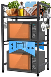 Magnetronrek Marana zwart,3-traps schwarz