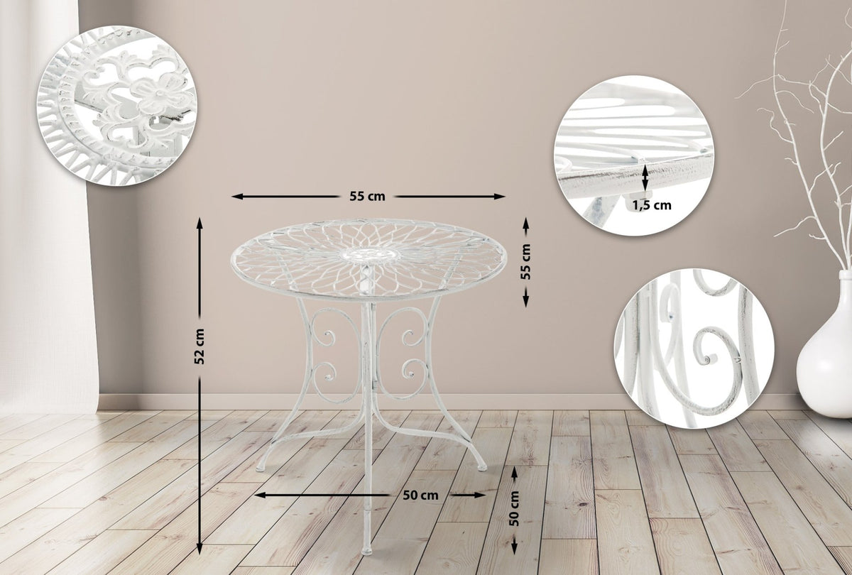 Bijzettafel Ariano antiek/wit antik weiß