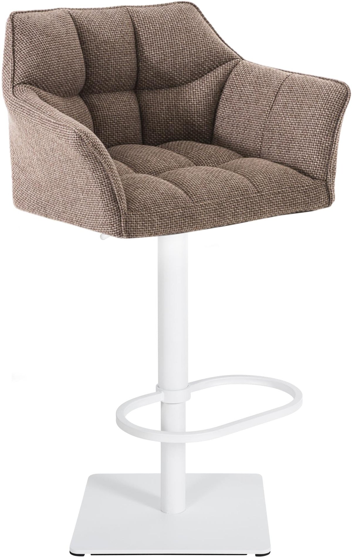 Barhocker Damaso W Stoff terrabraun