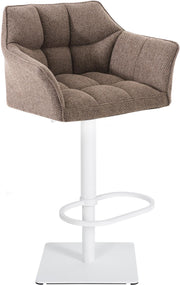 Barhocker Damaso W Stoff terrabraun
