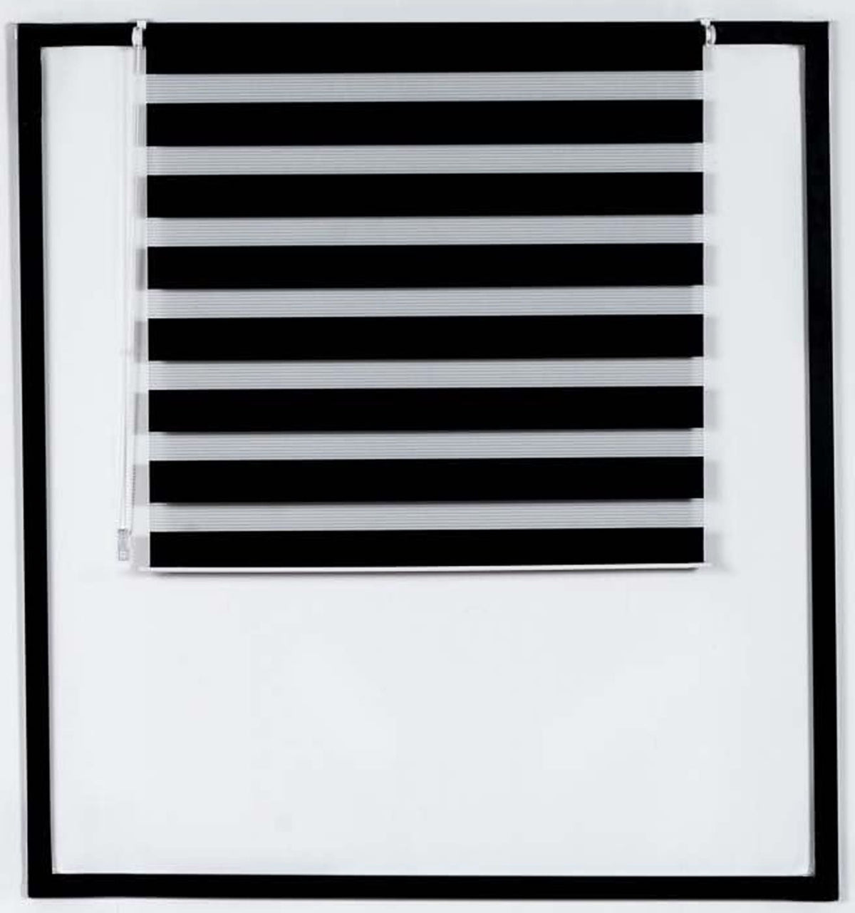 Doppelrollo 80x150 schwarz