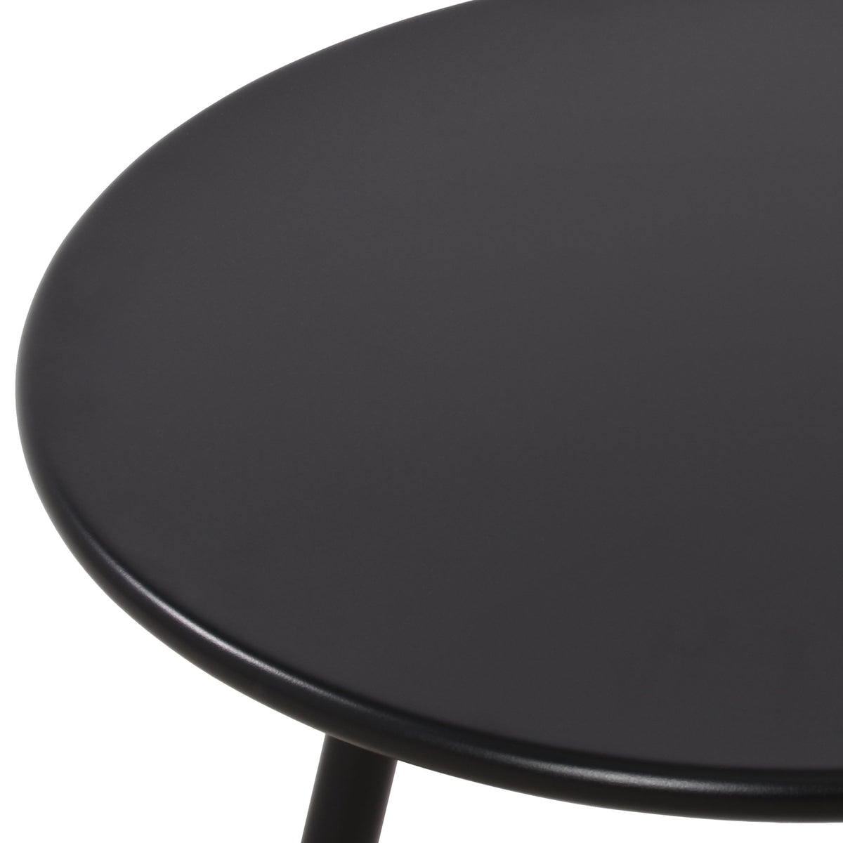 Salontafel Minot buiten zwart schwarz