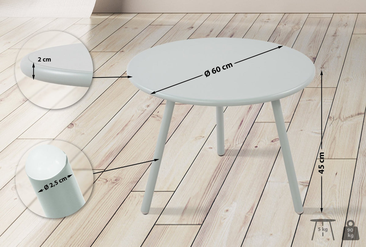Salontafel Minot buiten turkis türkis