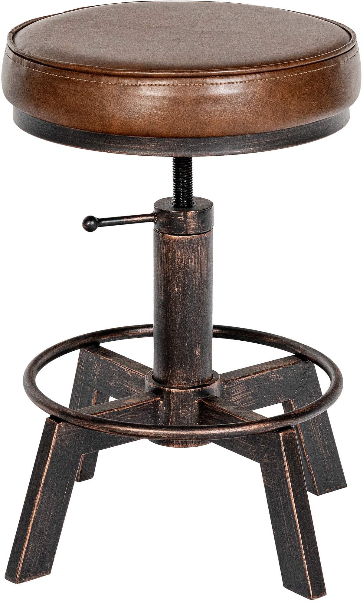 Set van 2 Hockers Destin bronzen bronze