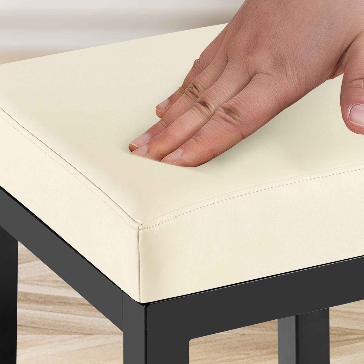 Barhocker Taylor B85 Kunstleder creme