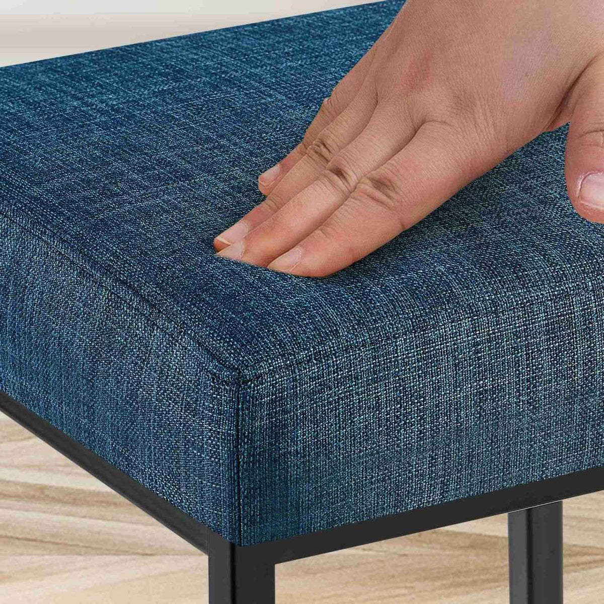 Barkruk Montreal 85 Stof blauw,zwart blau