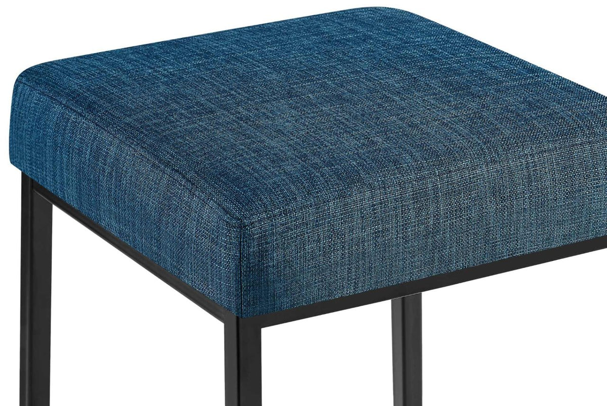 Barkruk Montreal 85 Stof blauw,zwart blau