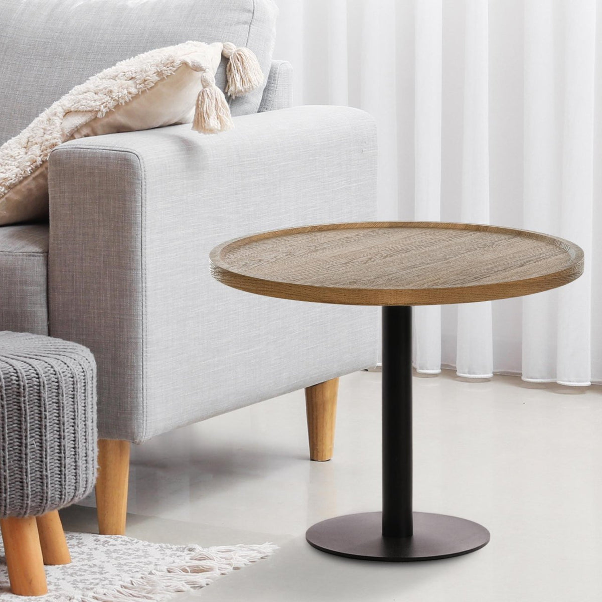 Bijzettafel Aspen bruin,L braun