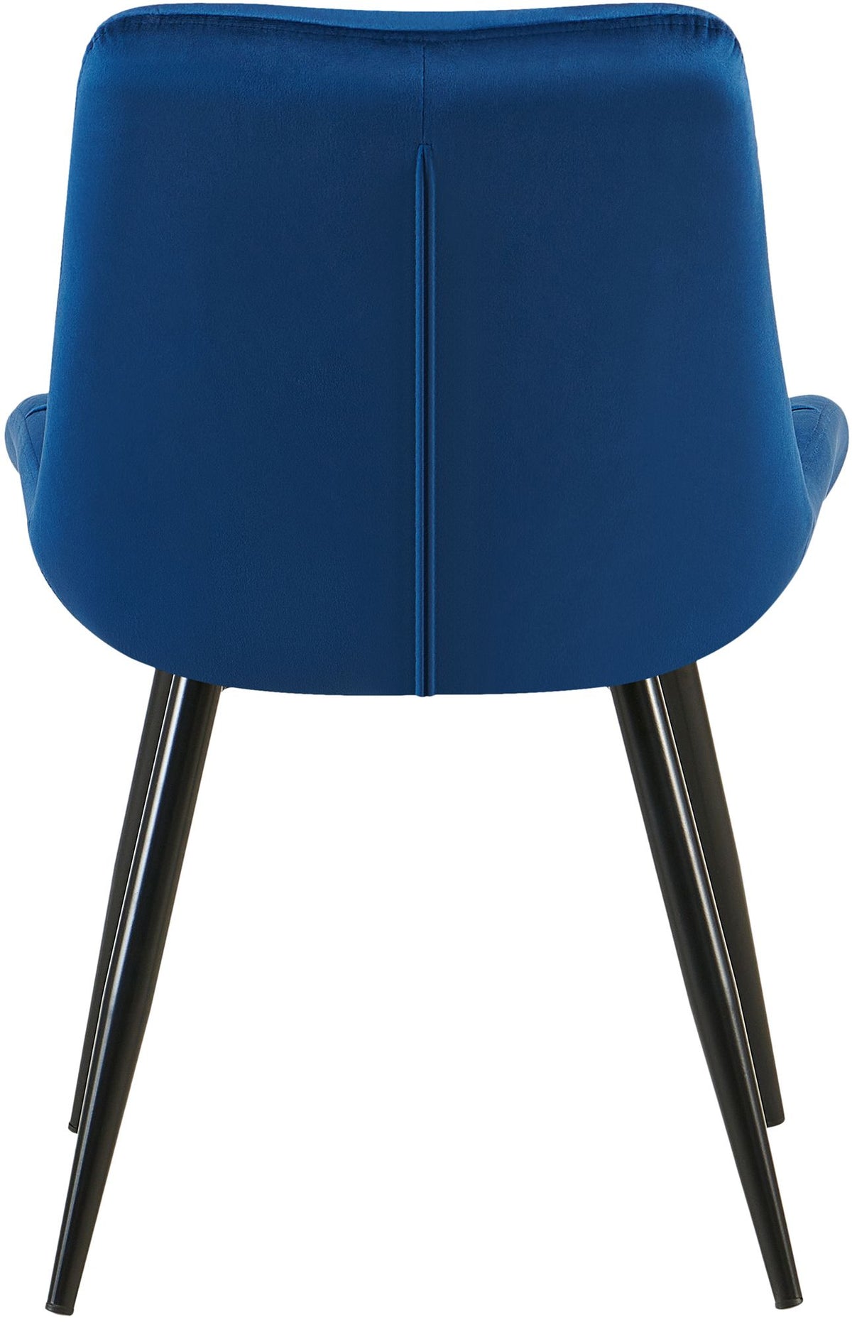 Eetkamerstoel Rossford fluweel donkerblauw dunkelblau